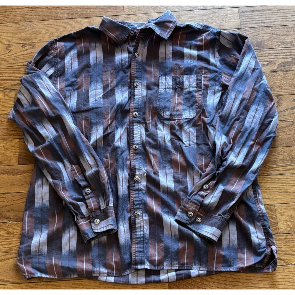 The Territory Ahead Shirt Mens XL Multicolor Button Up Geometric Southwestern